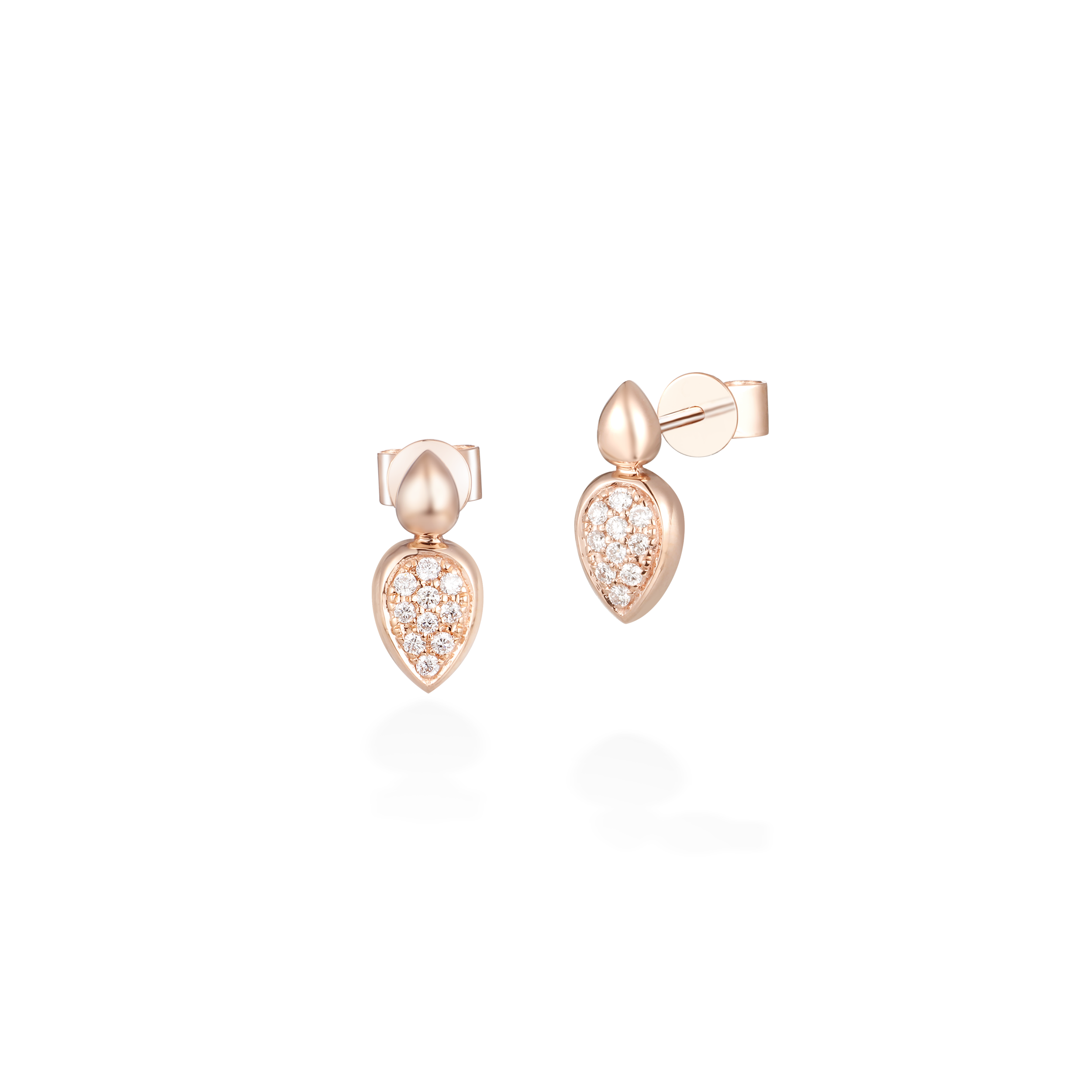 Droplet diamond studs